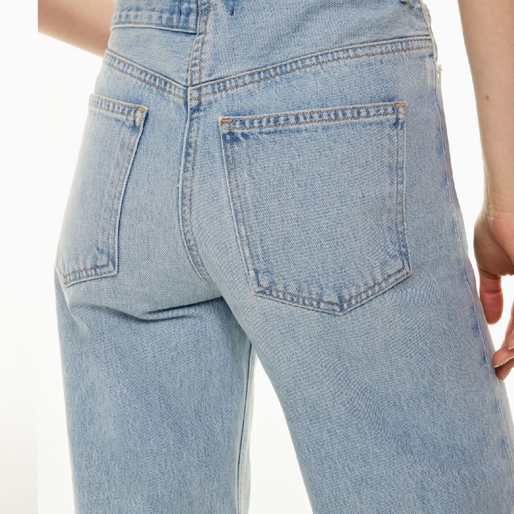 Agolde High Rise Light Blue Jeans - Picture 5 of 10